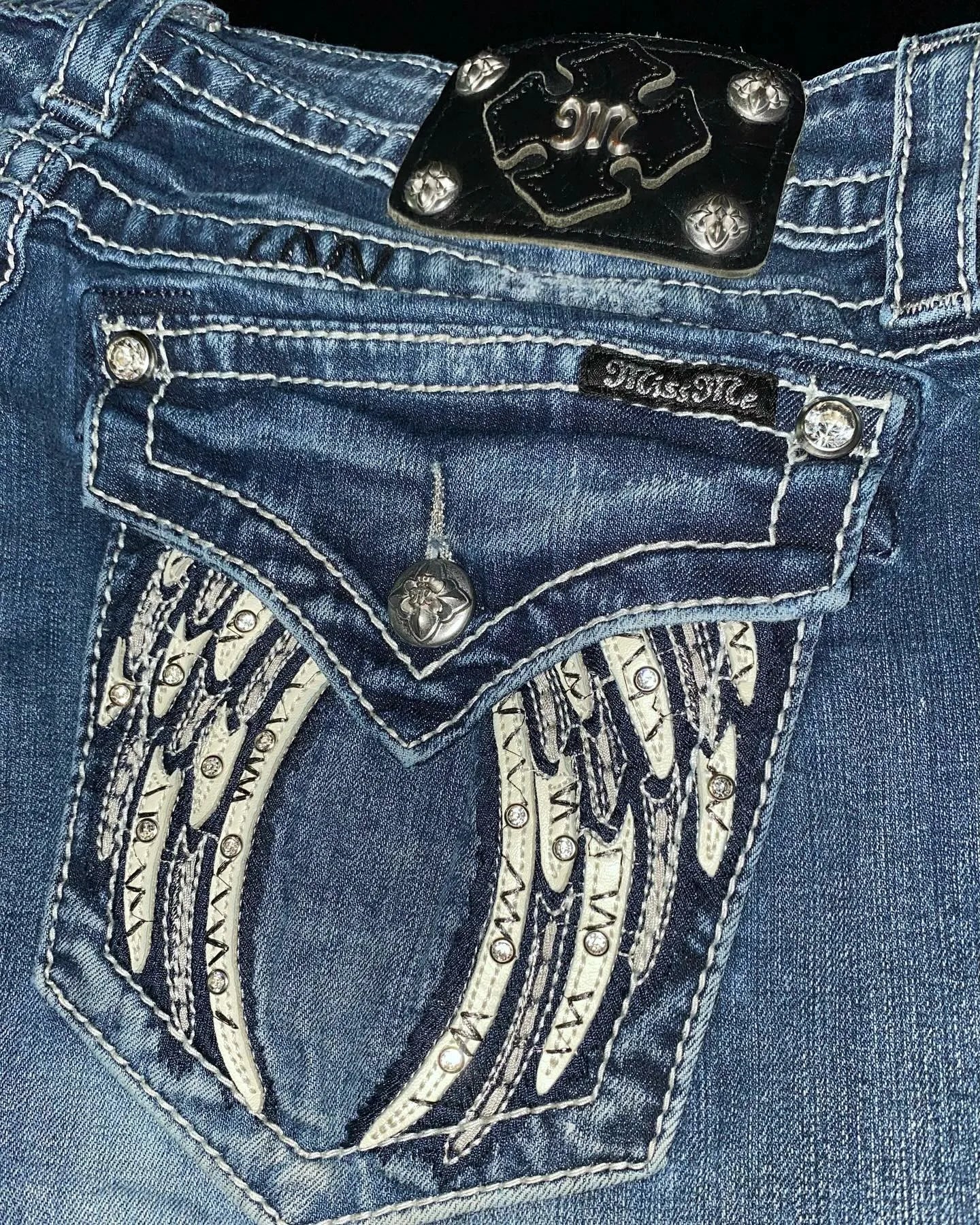 Waist Bootcut Jean Wings