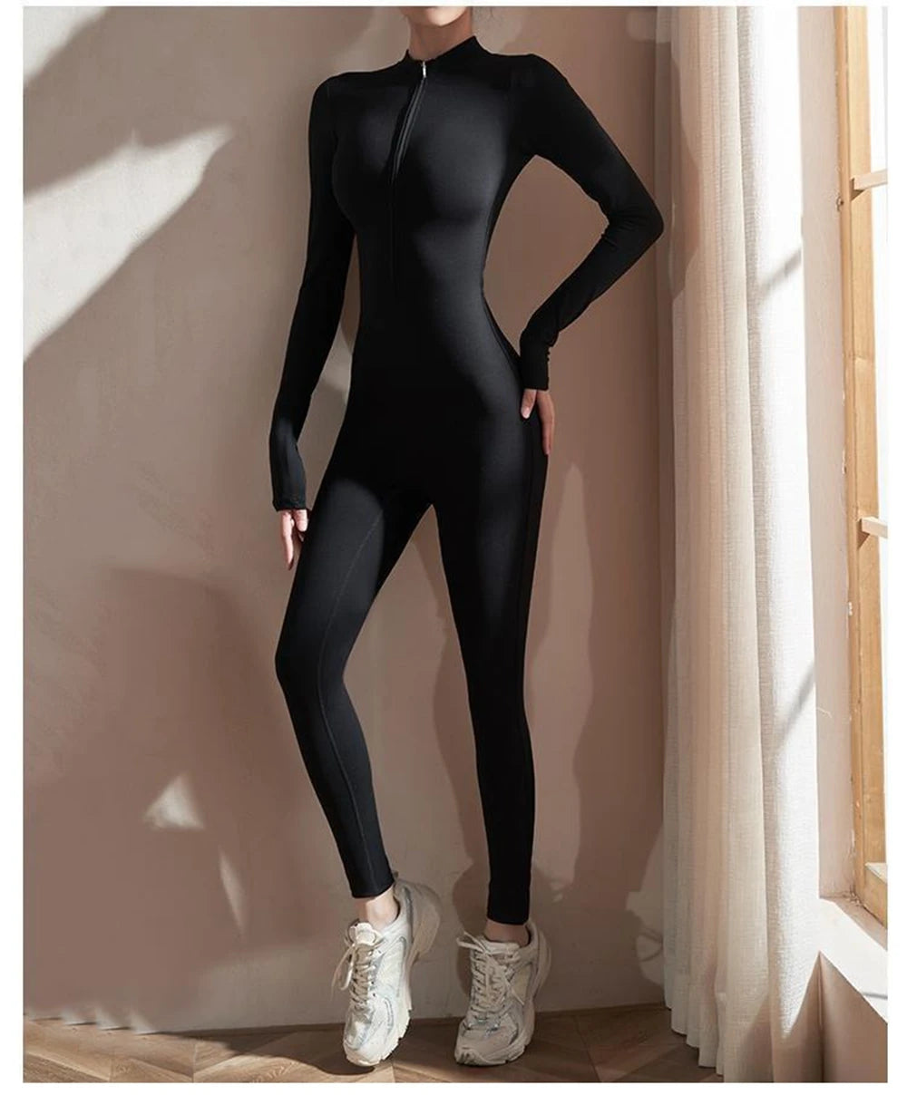 Long Sleeve Yoga Jumpsuits