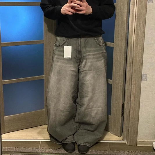 Washed Baggy Pants