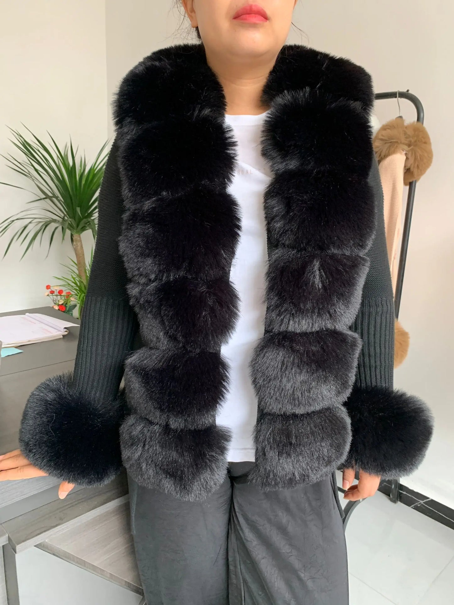 Faux Fur Jacket