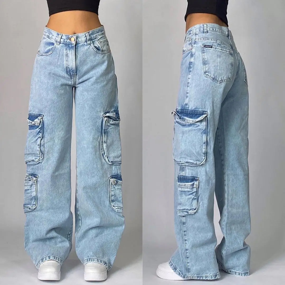 Washed Baggy Pants