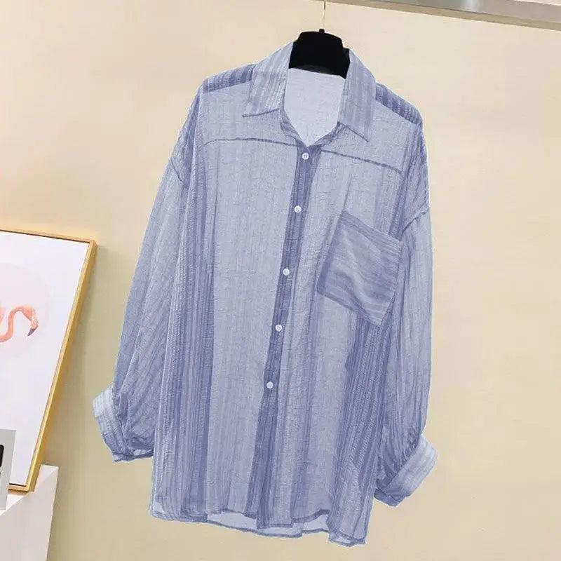 Elegant Thin Chiffon Shirts