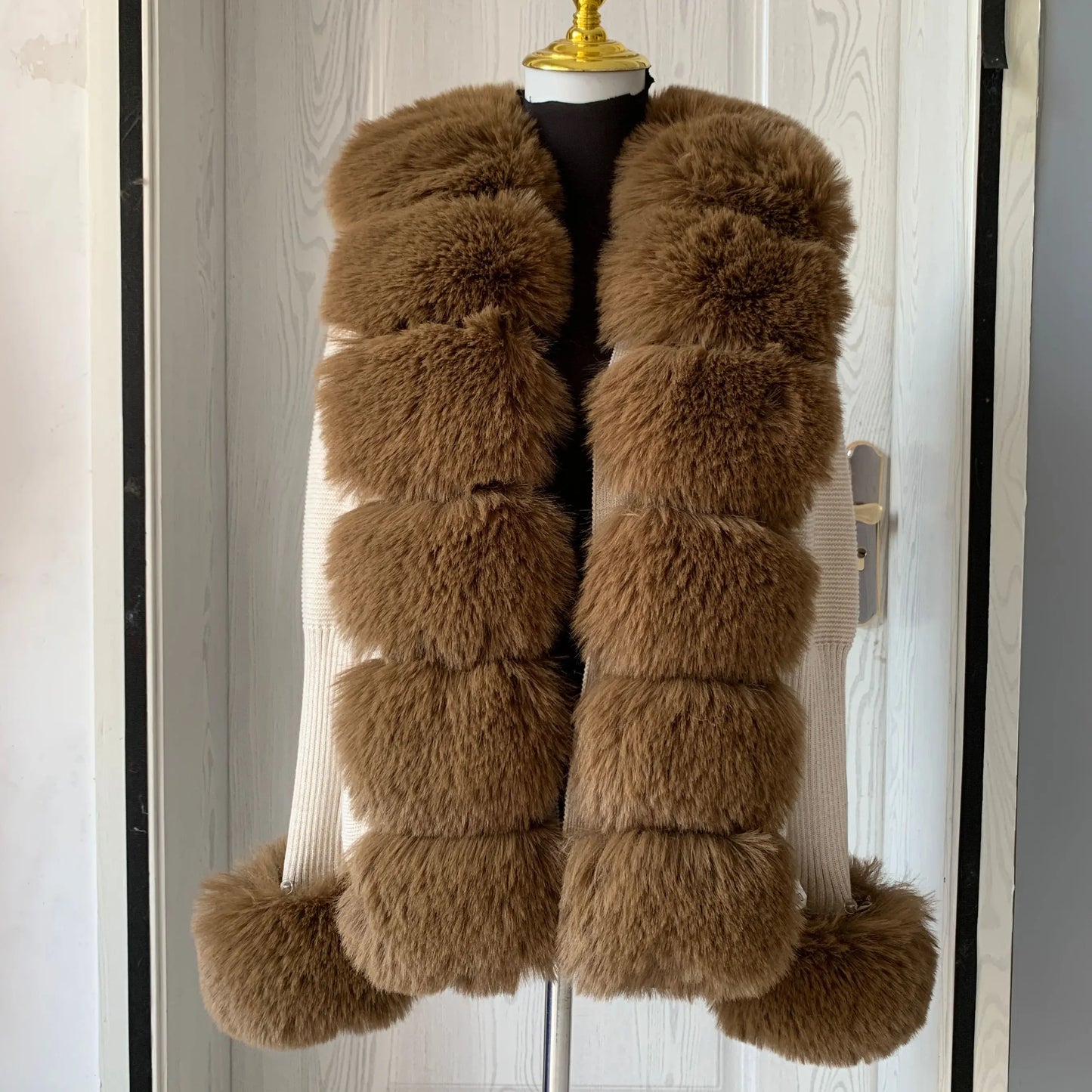 Faux Fox Fur Jacket