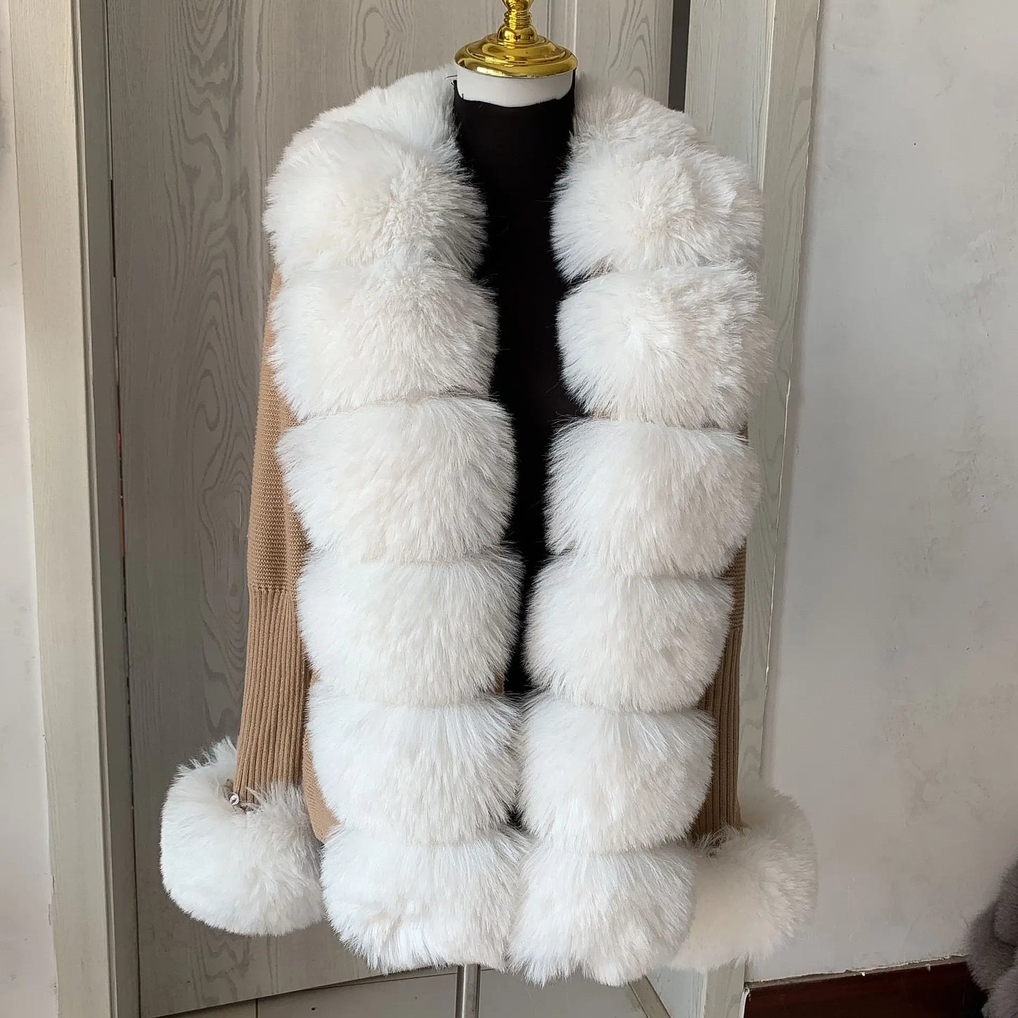 Faux Fox Fur Jacket