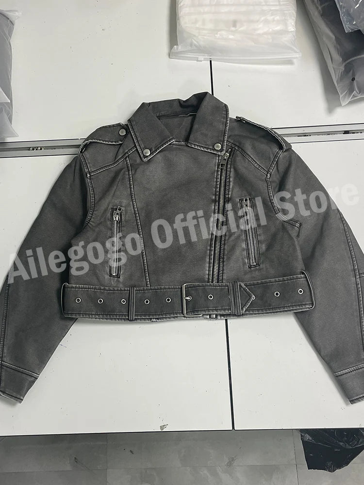 Vintage Faux Leather Jacket