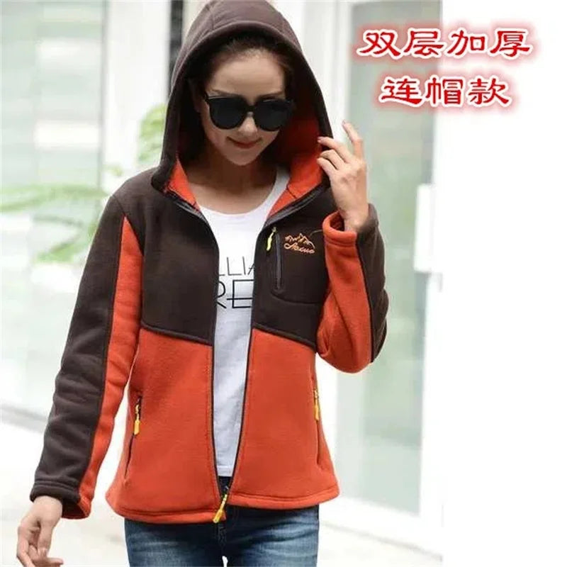 Fleece Embroidered Jacket