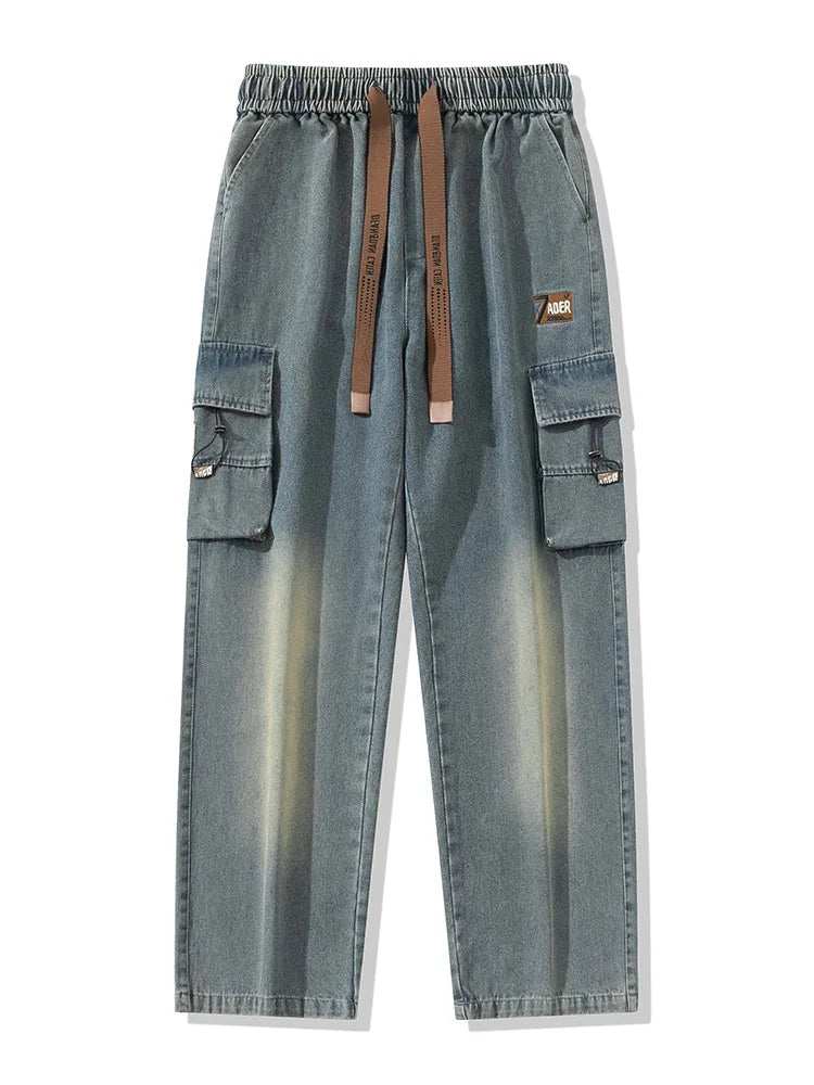 Wide Leg Denim Pants