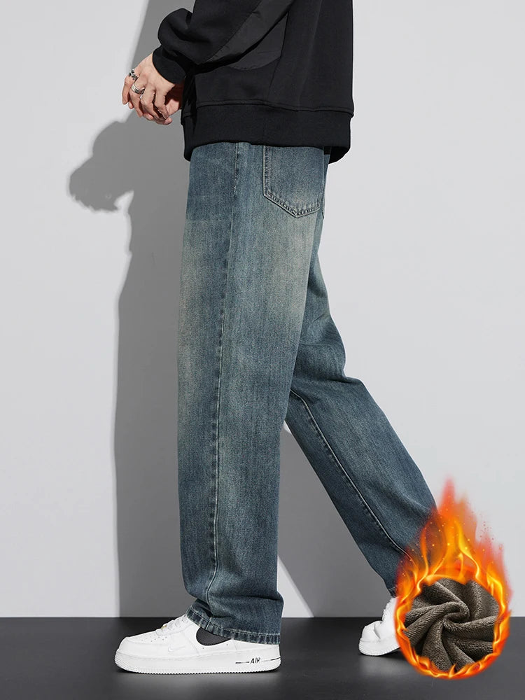 Wide Leg Denim Pants