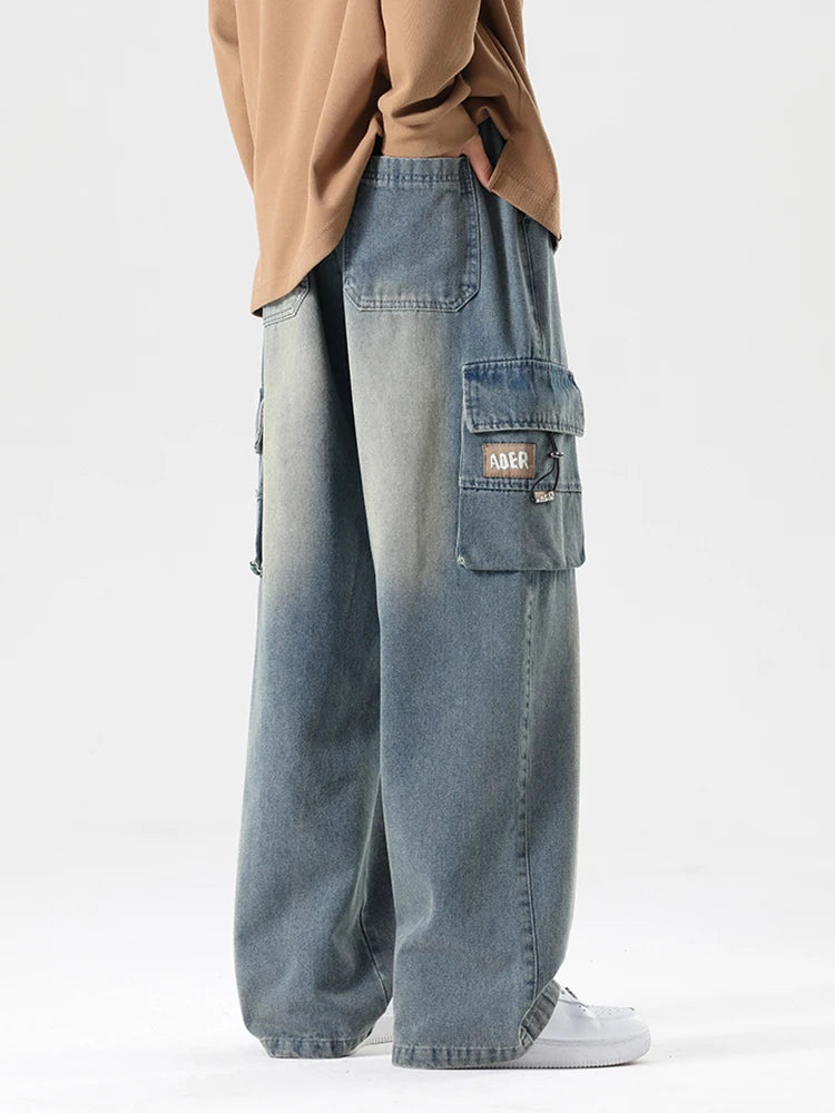 Wide Leg Denim Pants