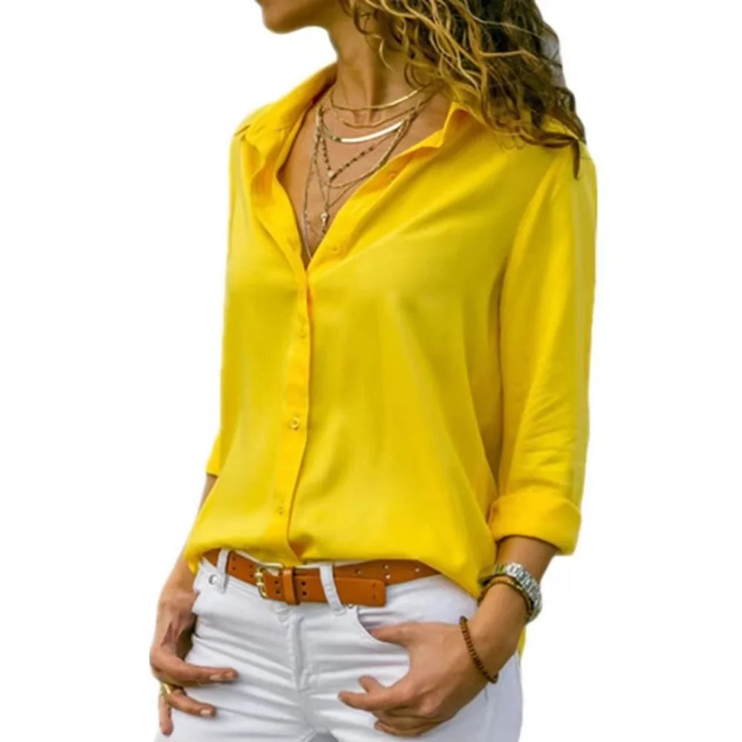 Elegant Solid Blouse