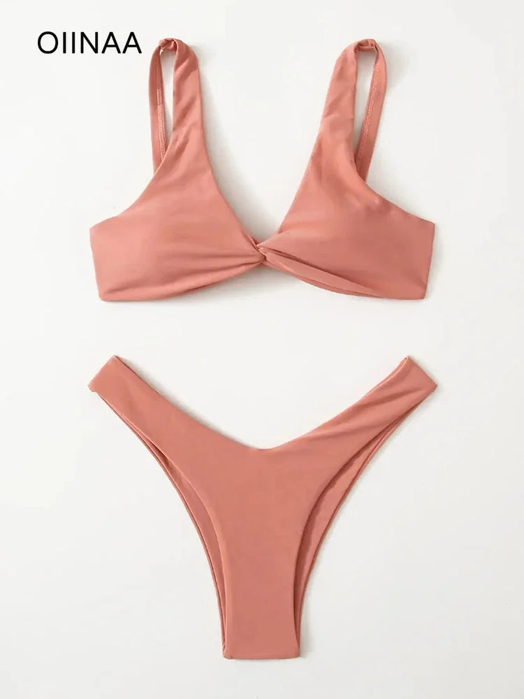 Lace Up Summer Bikini