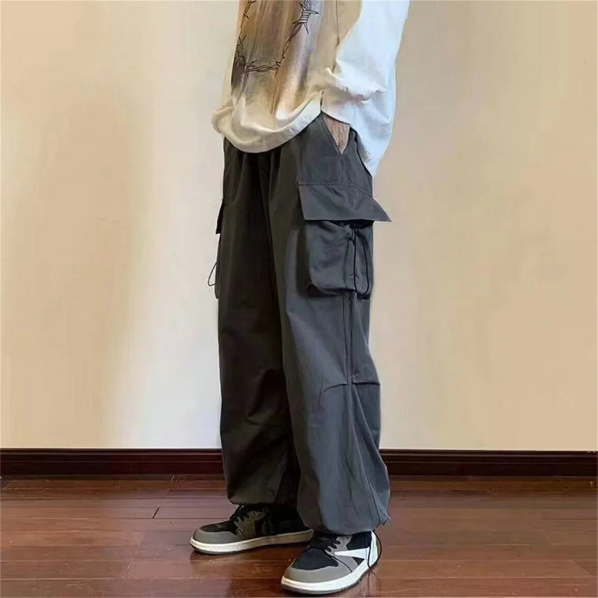 Multi Pocket Baggy Pants