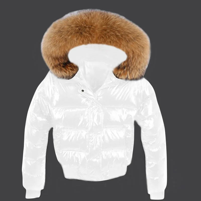 Fur Hooded Waterproof Jacket