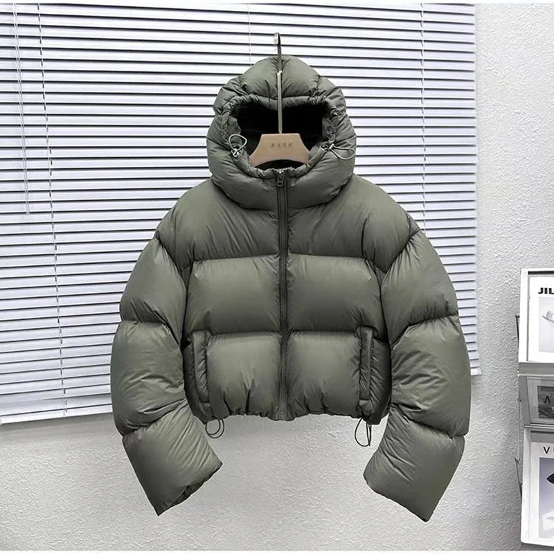 Hooded Loose Puffer Jacket