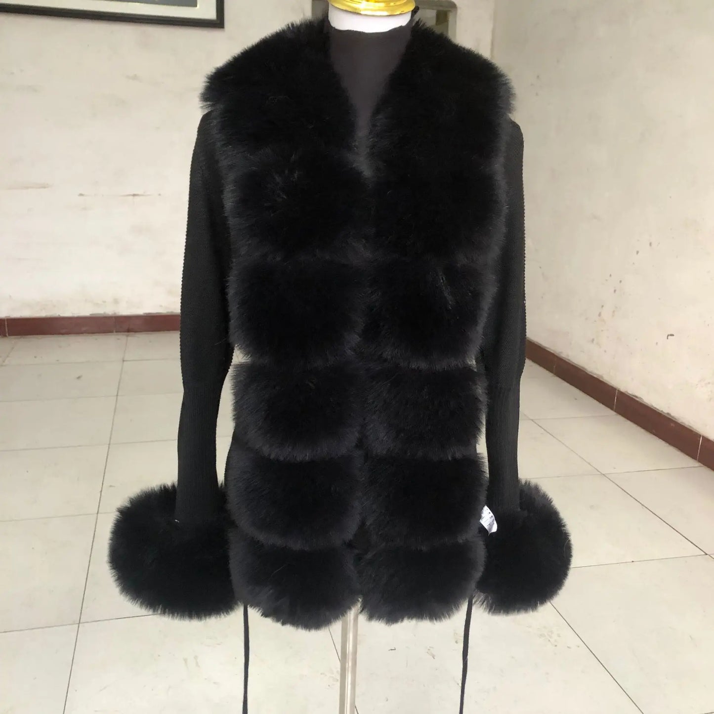 Faux Fox Fur Jacket