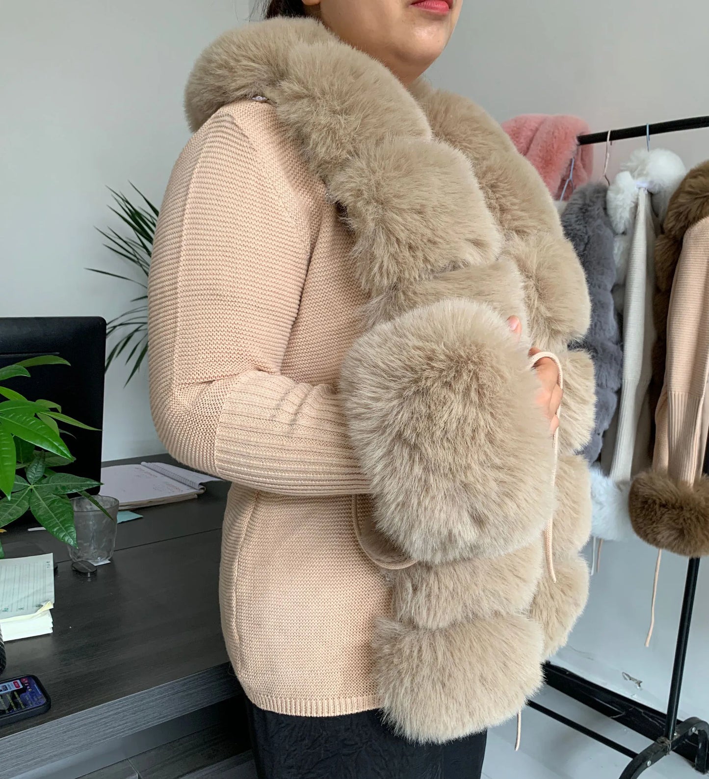 Faux Fur Jacket