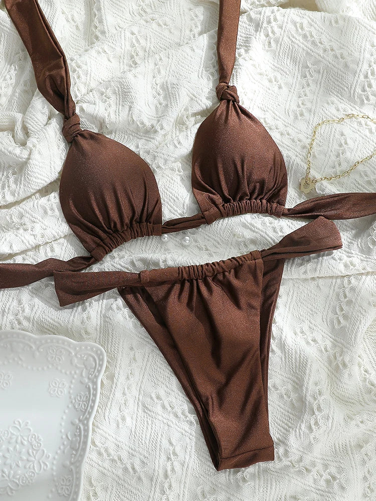 Brazilian 2-Piece Folds Bikinis