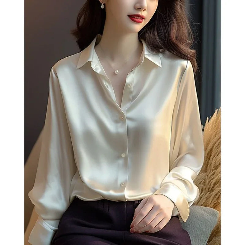 Elegant Long Sleeve Black Shirt